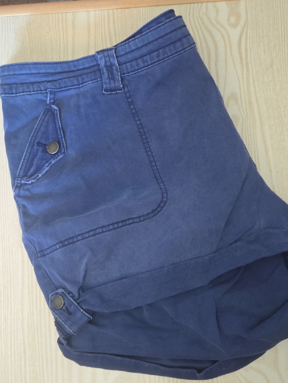 torrid Navy Blue Cotton Blend Shorts